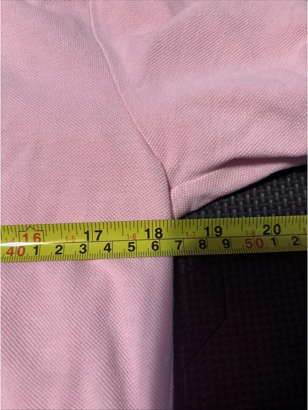 Polo Ralph Lauren Vintage Mens Shirt Size XL T Pink  Blue Short Sleeve Blue Pony